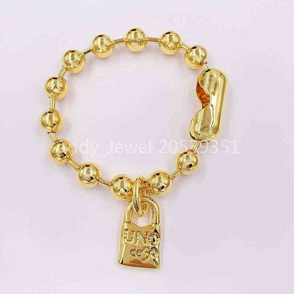

authentic bracelet snowflake friendship bracelets uno de 50 plated jewelry fits european style gift pul1215oro0, Silver