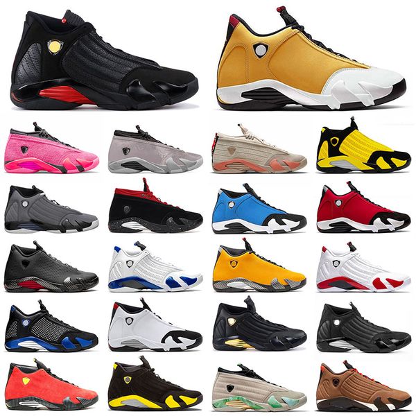 

ale 14 14s xiv basketball shoes men steel grey fortune trainers ginger winterized gym red mens jumpman original sneakers sports hyper royal, White;red