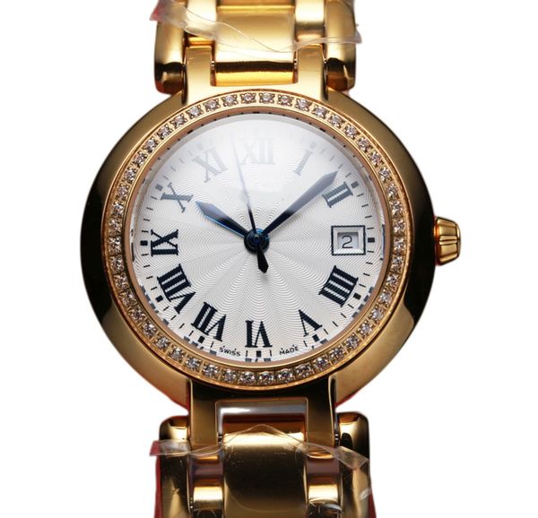

fashion 775 quartz movement women's watch designer watches watches high quality, Slivery;golden