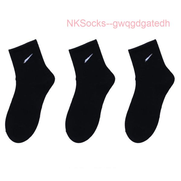 

men's classic fashion socks gift box stockings hook brand black white gray medium tube sports cotton sweat absorbing sock men women lux