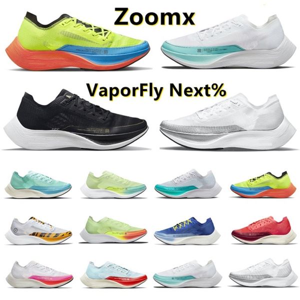 

zoomx vaporfly next% men women running shoes aurora green brs tiger hyper royal watermelon glacier blue rawdacious infrared gold coin mens