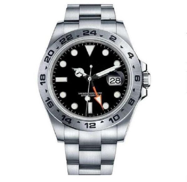 

5a grade explorer series wrist men's luxury automatic watch mechanical watch with custom logo, Slivery;brown