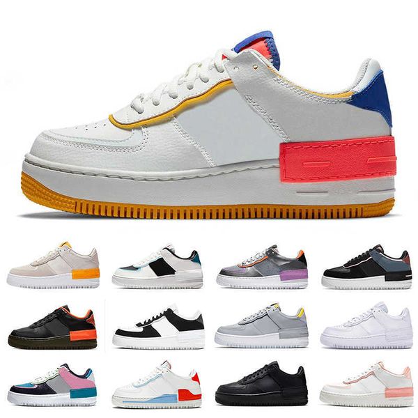 

sulfur shadow pale ivory platform low 1 women running shoe washed coral skateboard white pink beige womens trainers sports sneakers 36-45, Black