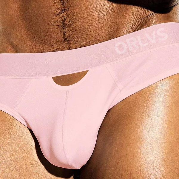 Unterhosen Sexy Unterwäsche Für Männer Homosexuell Briefs U Convex Modal Atmungs Niedrige Taille Hohl Mann Slips Cuecas MasculinasUnderpants