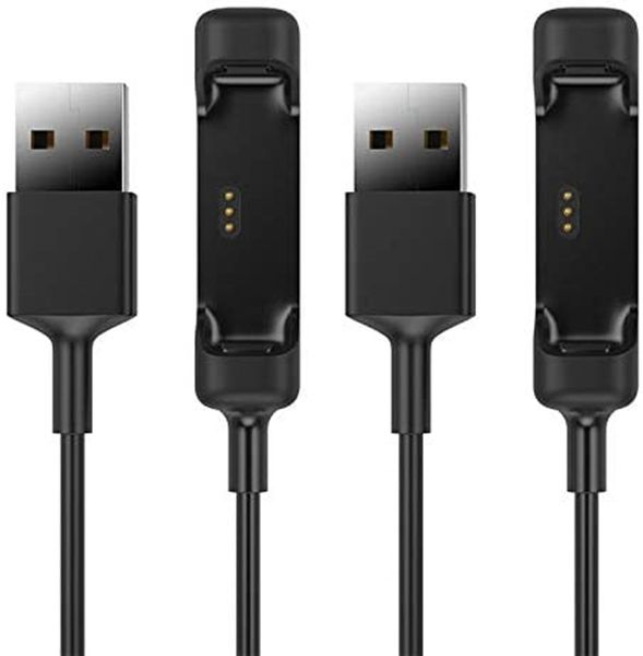 2er-Pack Kabelladegerät mit Reset-Taste, kompatibel mit Fitbit Flex 2, Ersatz-USB-Ladestation, Dock-Adapter