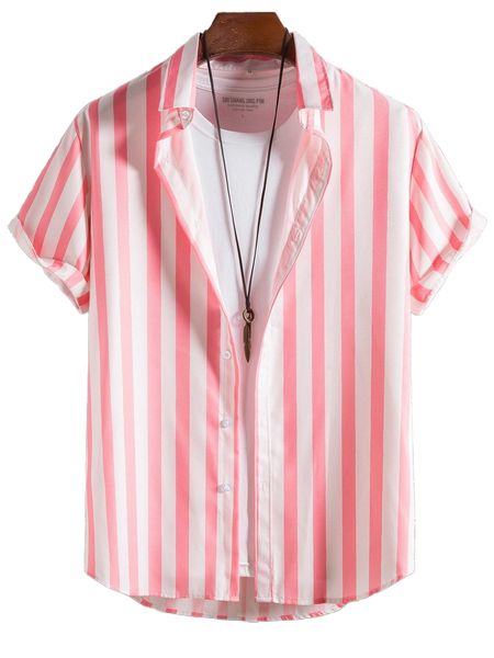 

men striped print shirt without tee f8kh#, White;black