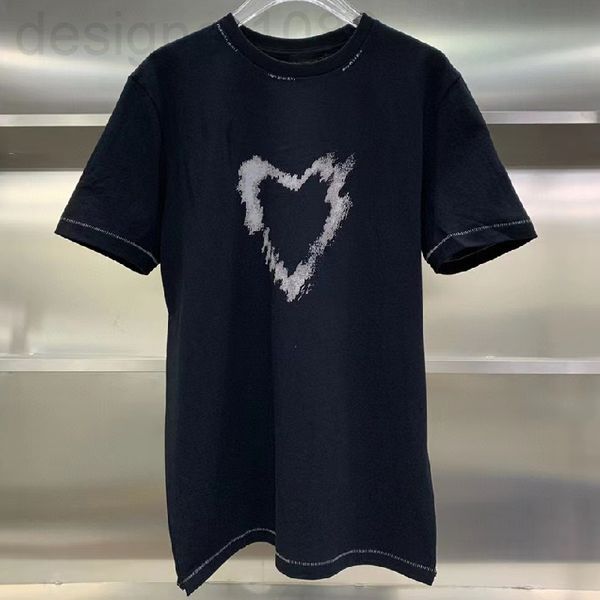 

women's hoodies & sweatshirts designer correct version 2022 spring and summer new sl san luojia asteroid drop black love cotton short s