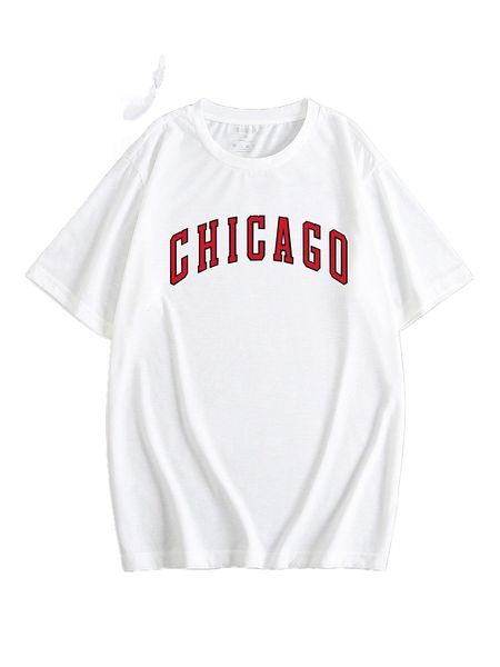 

men letter graphic tee 46uh#, White;black