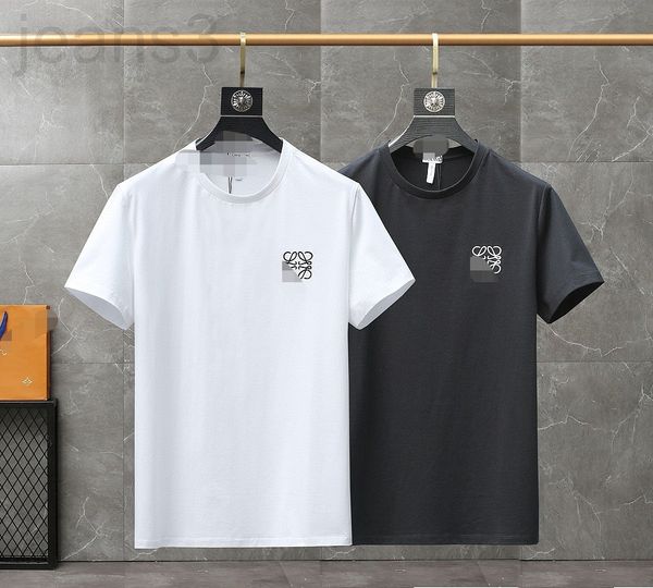 

men's t-shirts designer 2022 fashion summer high version geometric embroidery pattern men's couple short sleeve t-shirt backing cc, White;black