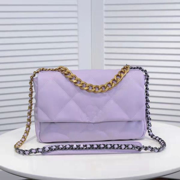 

fashion designer classic flap vintage square bags 16 colourmatelasse chain cross body shoulder quilted calfskin leather