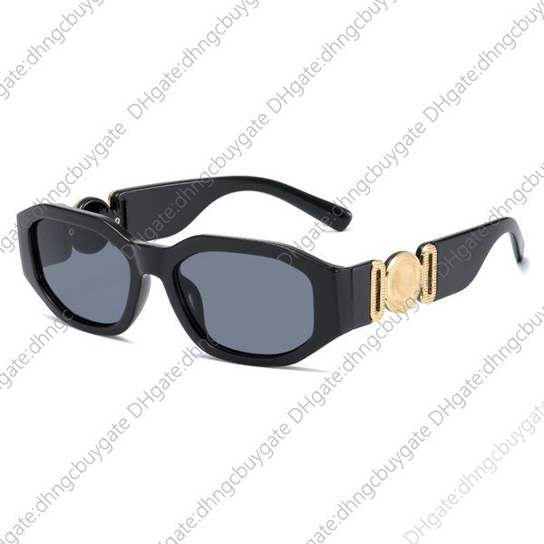 

designer women/men sunglasses retro cutting lens gradient square medusa glasses female fashion brand design vintage small rectangle uv400, White;black