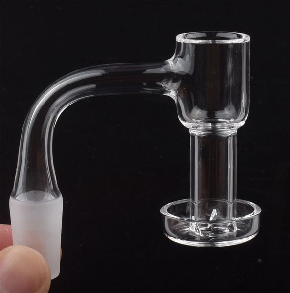 4 Stili Fumo Full Weld Bordo smussato Terp Slurpers Blender Style Seamless Quartz Banger 14mm maschio Per vetro Acqua Bong Dab Rigs Bowl