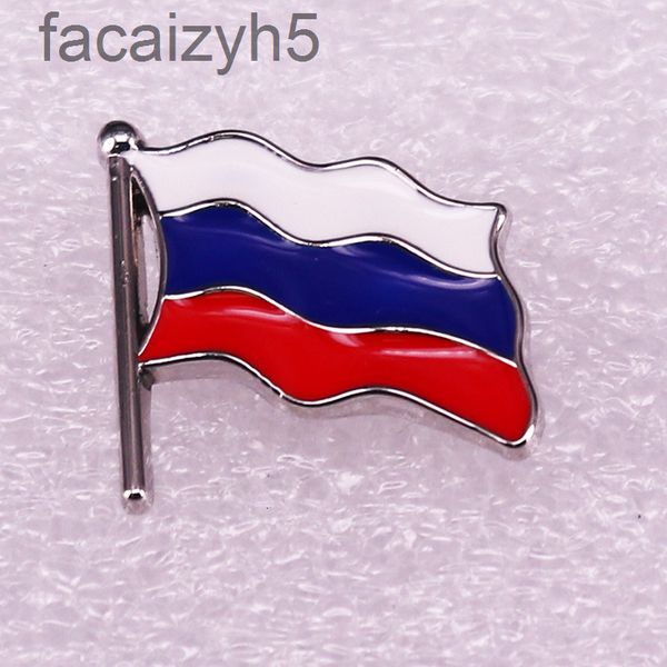 

other fashion accessories designer russian flag brooch0070, Silver