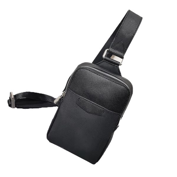 

m30741 handbag male chest shoulder bag luxurys designers purse leather black flowers fashion women men crossbody bags