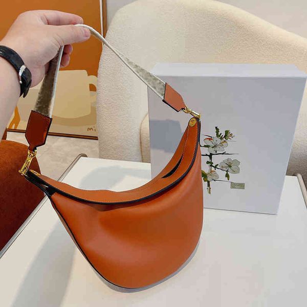

evening bags half moom bag designer women hobo handbag vintage simple shoulder crossbody 220822