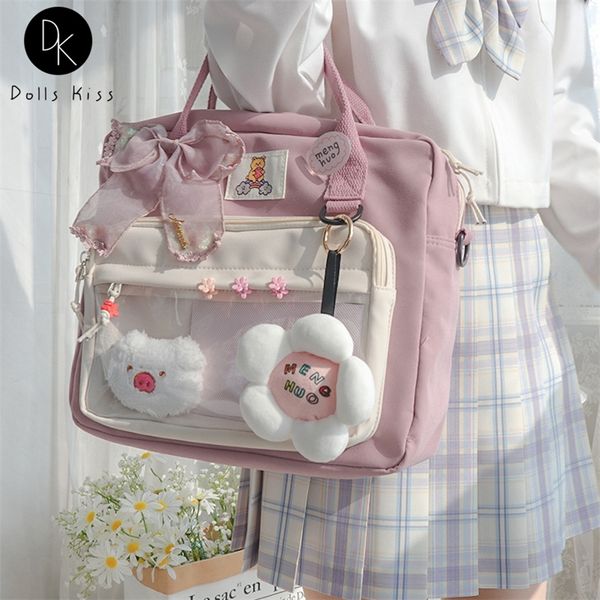 

clear pocket 3 ways backpack simple canvas rucksack mini packbag teen girls backpacks for daily shopping 2089 220602