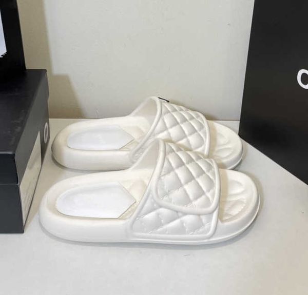 

designer tpu slippers woman platform sandals brand c slides thick bottom flip flop sandal shoes flat beach pool summer fashion jelly luxury, Black