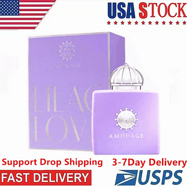 2024 Fragranza da donna AMOUAGE Profumo Rosa Epica Rosa Fascino Cuore Fiore Fiore Lilla Prodotti USA 3-7 giorni lavorativi Colonia parfum profumi fragranze per donna 31