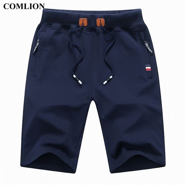 

comlion arrival men shorts summer brand casual shorts mens cotton homme stylish casual beach shorts male short pants plus 1a 210323, White;black