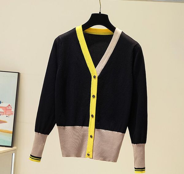 

new woman sweaters v neck embroidery honey sweater knitwear, White;black