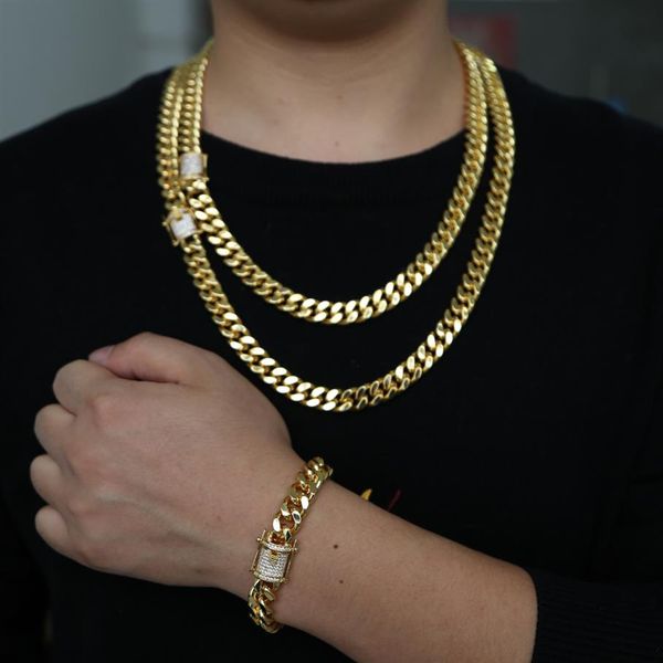 

fashion hip hop men necklace chain gold filled curb cuban long necklace link men choker male female collier jewelry 61cm 71cm297z, Silver