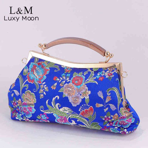 

evening bags retro embroidery wedding bridal evening bag for women floral designer banquet party clutch handbags and handbags shoulder sacx6
