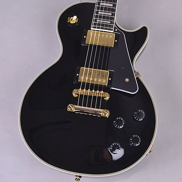 

les custom ebony electric guitar from japan