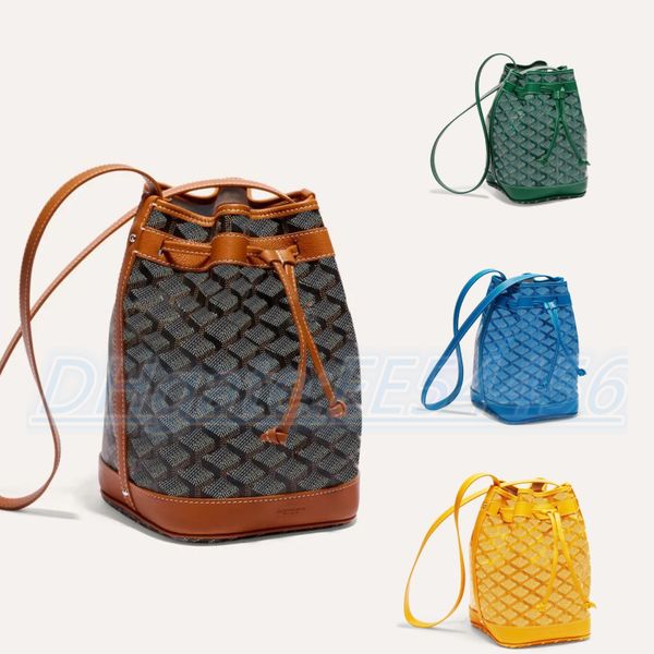

luxury designer drawstring bags women's bucket pochette leather bags tote handbags classic petit flot l crossbody goya handbag original