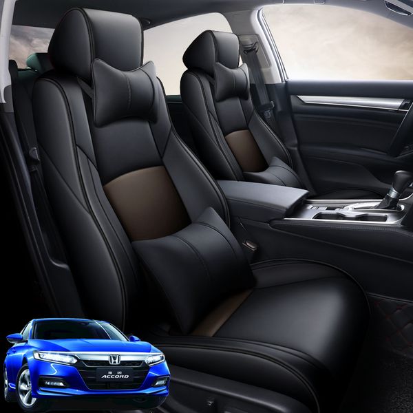 

custom made car seat covers for honda accord 10 generations 18-21years interior automotive goods decoration accessories 1set