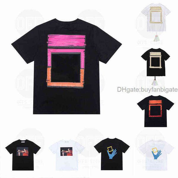 

fashion tshirts summer mens womens designers t shirts loose offs tees brands man s casual shirt luxurys clothing street shorts sleeve bs9k, White;black