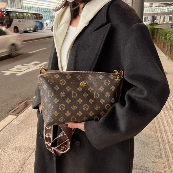 

bucket bag women's large capacity pu simple printing single shoulder messenger bags
