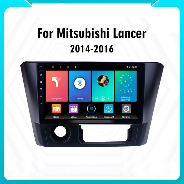 9 дюймов Android 10 Car DVD видео GPS Navigation для Mitsubishi Lancer 2014-2016 Мультимедийная радиосистема