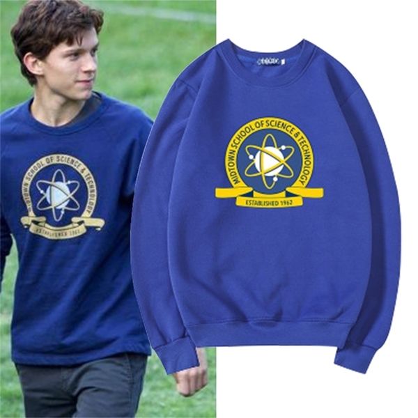 

tom holland men and women hoodies winter autumn casual fleece pullover sweatshirt fashion streetwear 220813, Black