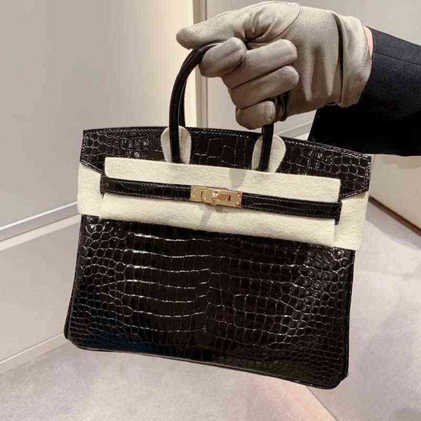 

crocodile bag leather women's 2022 new fashion commuter versatile handbag
