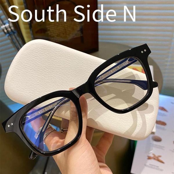 

fashion sunglasses frames gentle monster blue light blocking glasses gm luxury women men clear reading designer south side n aceta236b, Black