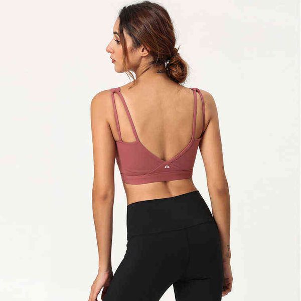 

lulu bras brand high-intensity sports underwear women's bra shockproof gathering fitness back yoga vest 587r, Red;black