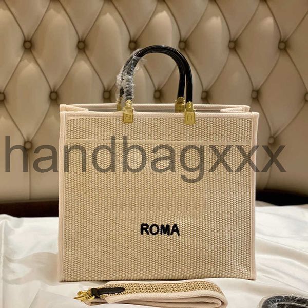 

designer bags handbag fashion straw shopping bag women tote handbag classsic cross over package high-capacity crochet wide shoulder starp