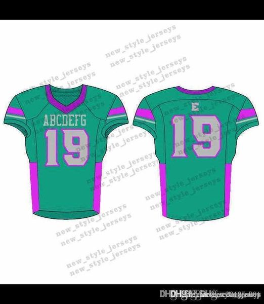 

2020 62men 2019 youth football jerseys army green wine red embroidery logos stitched custom any name any number jerseys, Black;red
