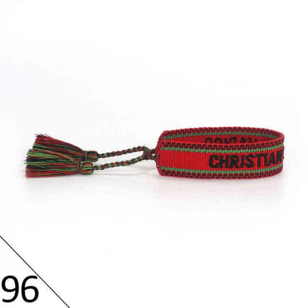 

designers brand adjustable bracelet luxury woven friendship bangle for women men vintage braided bangles embroidery tassel bracelets jewelry, Golden;silver
