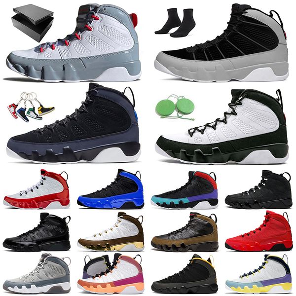 

designer 9 jumpman basketball shoes particle grey mop melo trainers 9s sneakers chile red men sports space jam change the world fire red oli