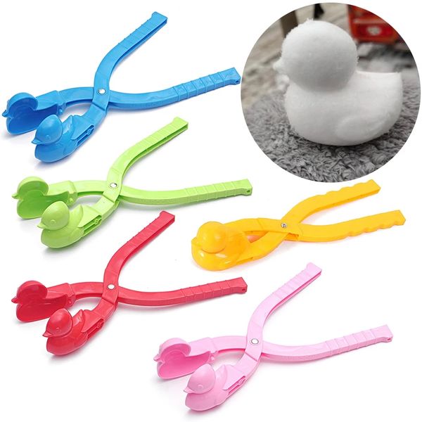 Winter Schneeball Maker Clip Kinder Party Outdoor Sand Schnee Ball Form Spielzeug Schneebälle Kampf Schneemann Clip Spielzeug für Kinder