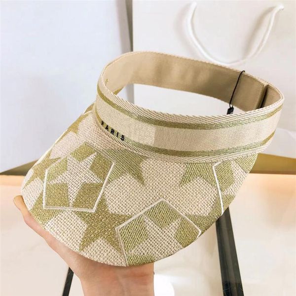 

designer visor baseball hat cap mens designers empty caps sun hats sport cap womens summer d bucket caps letter outdoor 220414201z, Blue;gray