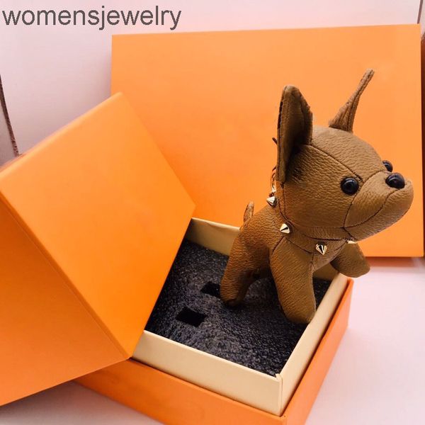 

fashion keychains designer key buckles purse pendant bags dogs design luxury doll chains keys buckle 7 colors with box optional, Silver
