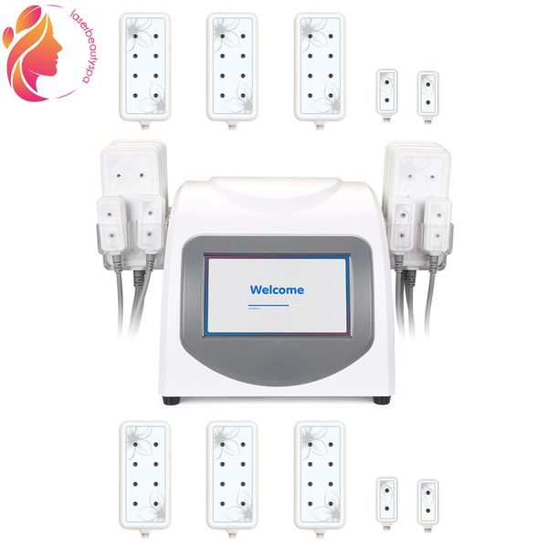 

10 laser pads fat removal laser massage body slimming weigh loss beauty machine