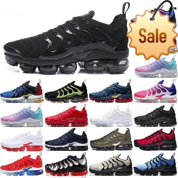 

2022 boots tn plus casual running shoes men womens knicks black bubblegum yolk cherry all red cool gr