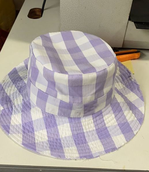 

fshion woman wide brim hats summer le bob artichaut bucket hat uv protection, Blue;gray