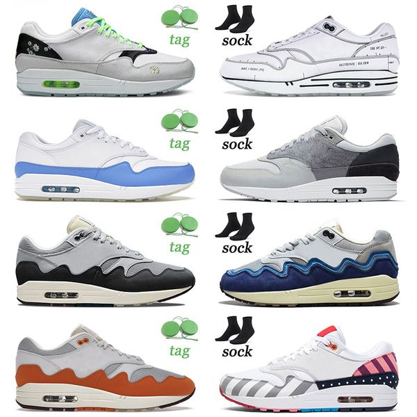 

2022 authentic max 1 87s running shoes sean wotherspoon for mens women monarch london university blue patta black grey cave stone sneakers t