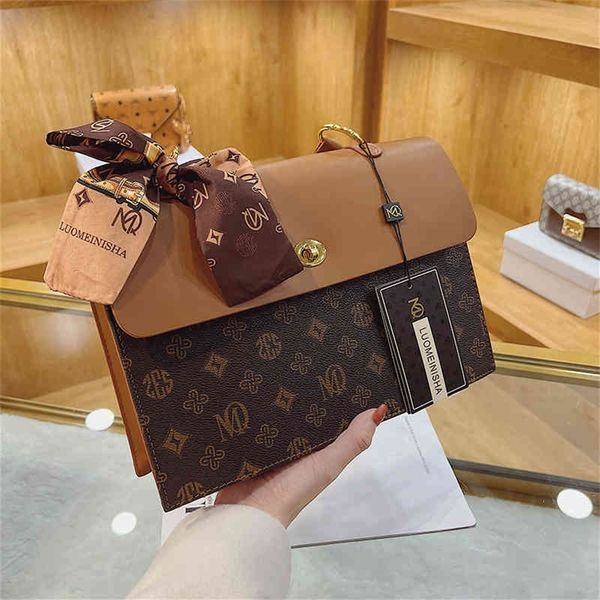 

personalized printing fashion color matching small square single shoulder bag silk scarf bow bag factory store online