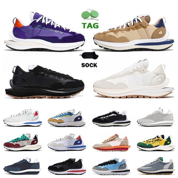 

vaporwaffle waffle running shoes pegasus fragment undercover ldwaffle nylon black gum sesame sail dark iris men women trainers sports sneake