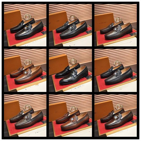 A1 Luxusmarken Stickerei Mann Loafer Schuh Black Diamond Strass Spikes Herrenschuhe Designer Nieten Casual Flats Turnschuhe Großhandel Größe 6,5-11